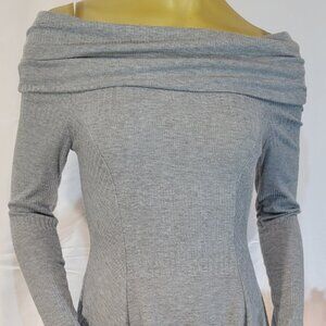 ALYA Grey Sweater Dress